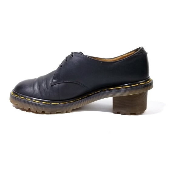 RARE Dr. Martens 1461 Witch Greasy Leather 3-Eye Heeled Oxford Shoes - Picture 3 of 11